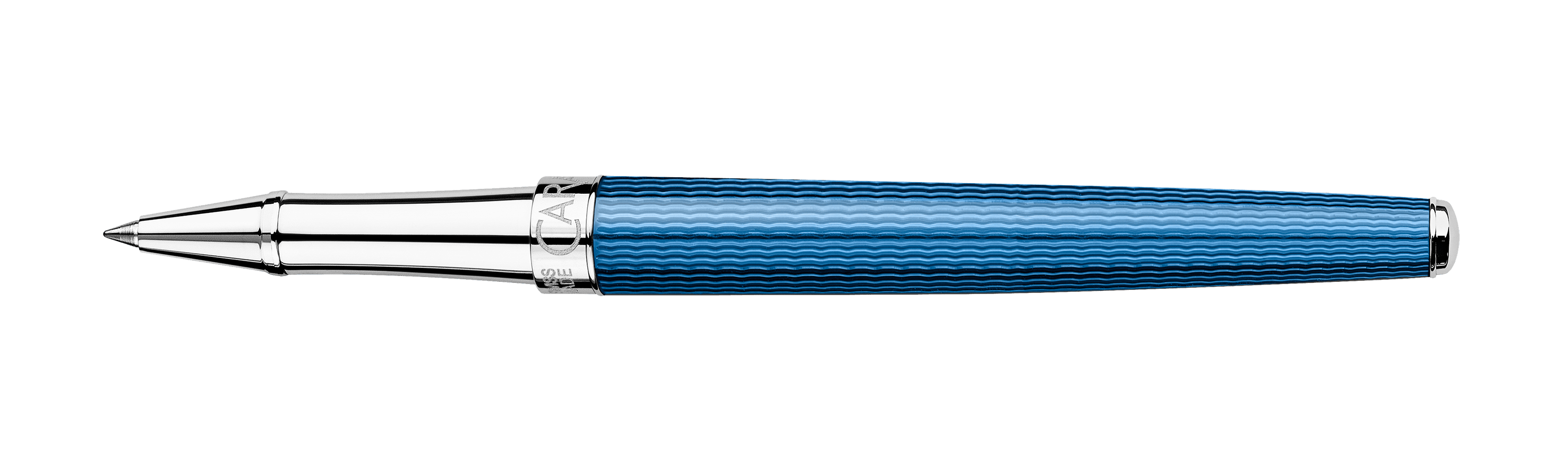 Stylo roller CARAN D'ACHE Léman Slim Grand Bleu - Fine (F) - Grand bleu - -