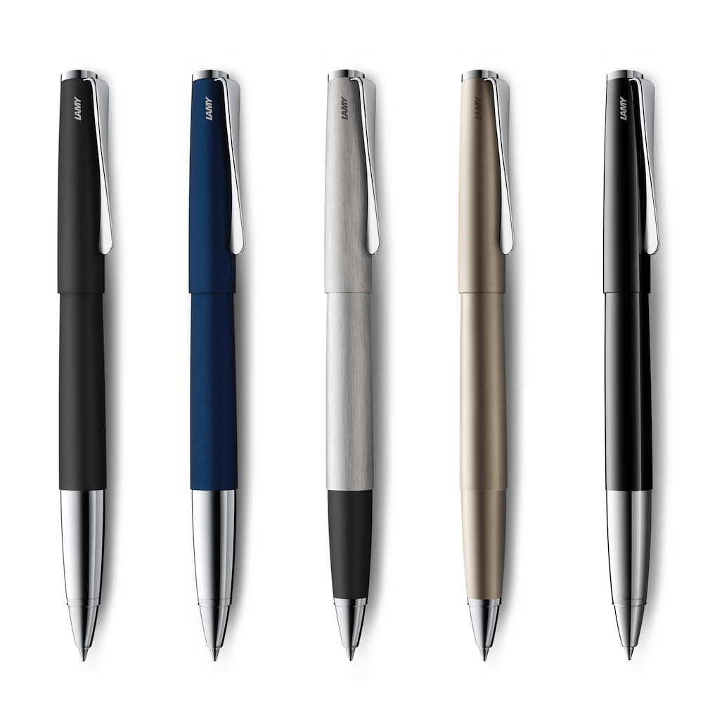 Stylo roller LAMY studio - Medium (M) - Black - 4014519184850