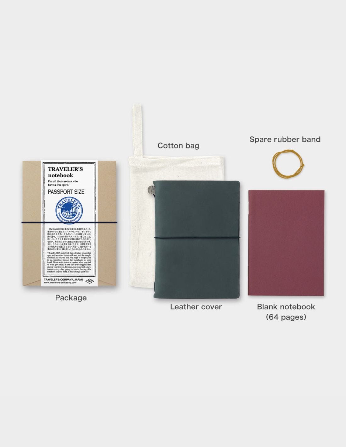 TRAVELER'S notebook - passport size - TN Passport size - Uni - Bleu - 4902805152402