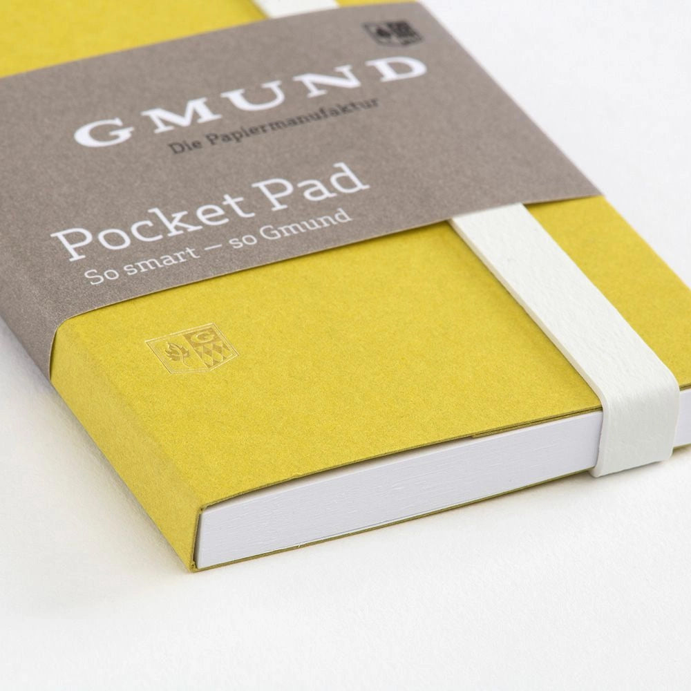 Bloc-notes GMUND Pocket Pad - 6,7 x 13,8 cm - Uni - Lime Green