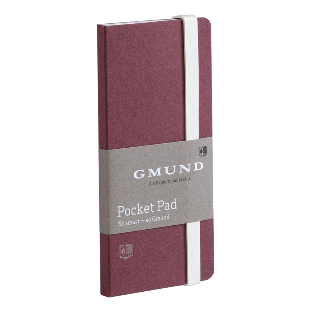 Bloc-notes GMUND Pocket Pad - 6,7 x 13,8 cm - Uni - Merlot