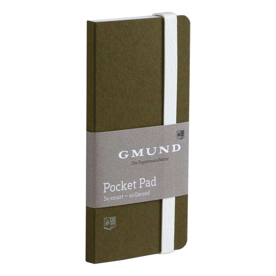 Bloc-notes GMUND Pocket Pad - 6,7 x 13,8 cm - Uni - Olive