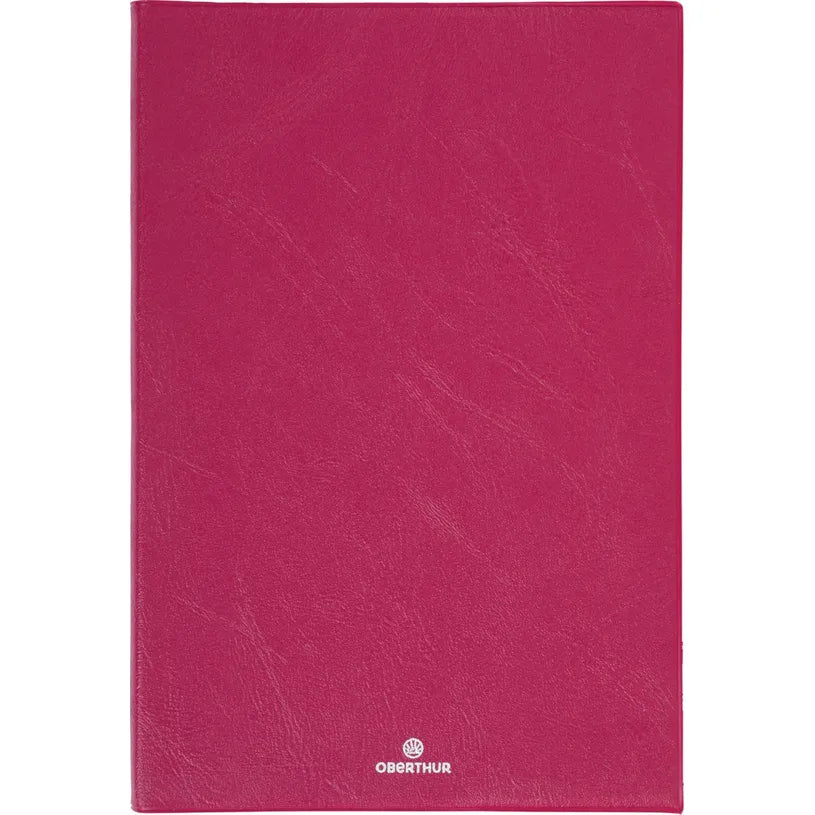 Agenda 2027 OBERTHUR Odessa - 16 x 24 cm - 1 semaine sur 2 pages - Orientation verticale - Bordeaux