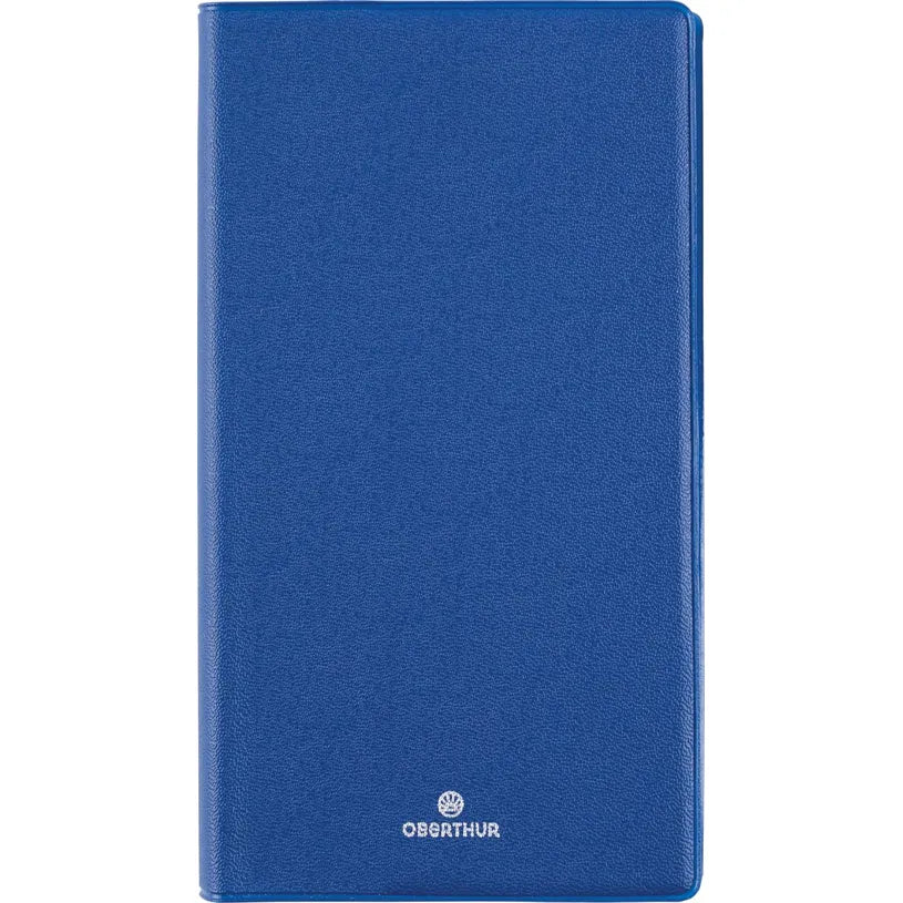Agenda 2027 OBERTHUR Odessa - 9 x 16,5 cm - 1 semaine sur 2 pages - Orientation horizontale - Bleu