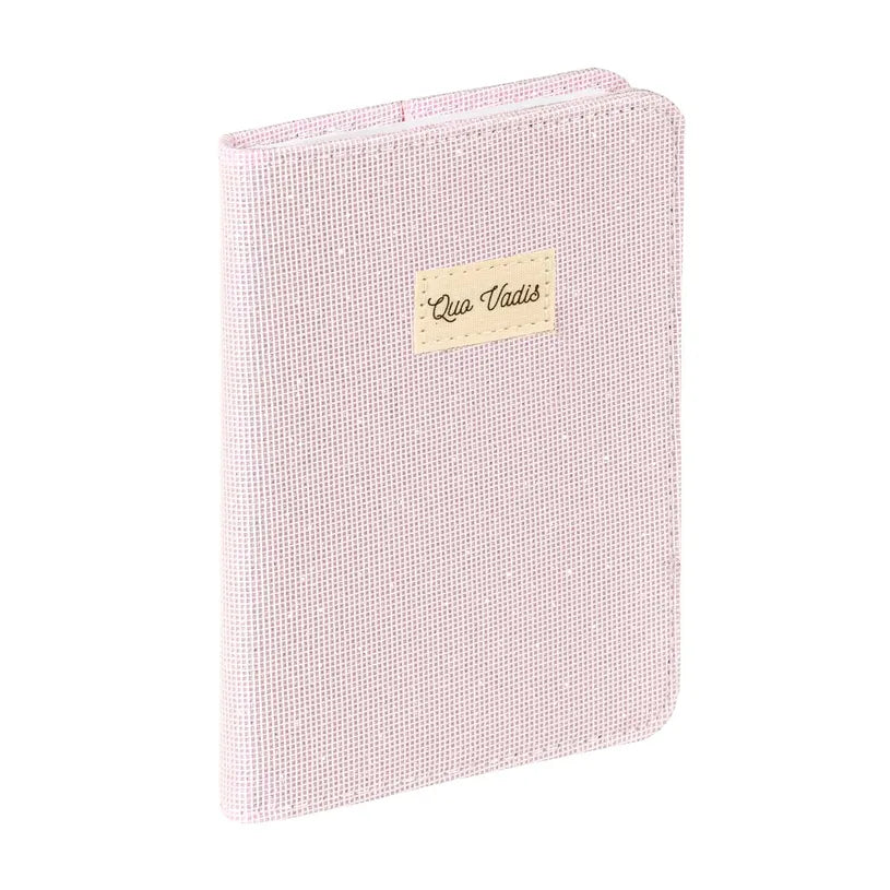 Agenda 2027 QUO VADIS Ministre Color - 16 x 24 cm - 1 semaine sur 2 pages - Orientation verticale - Ella rose nacre