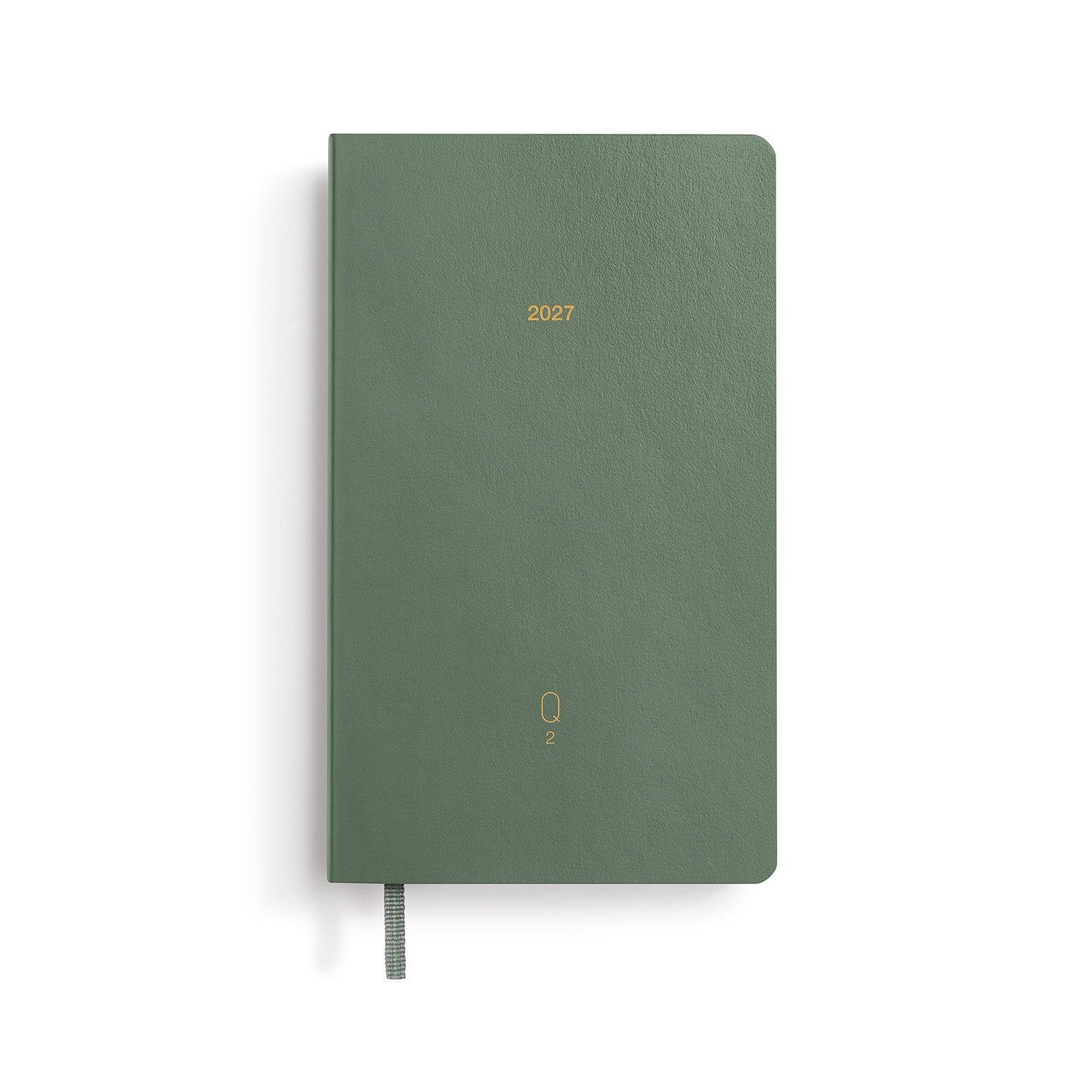 Quarterly Agenda Journalier 2027 LEUCHTTURM1917, Anglais - A6 - Softcover - Shades of Green