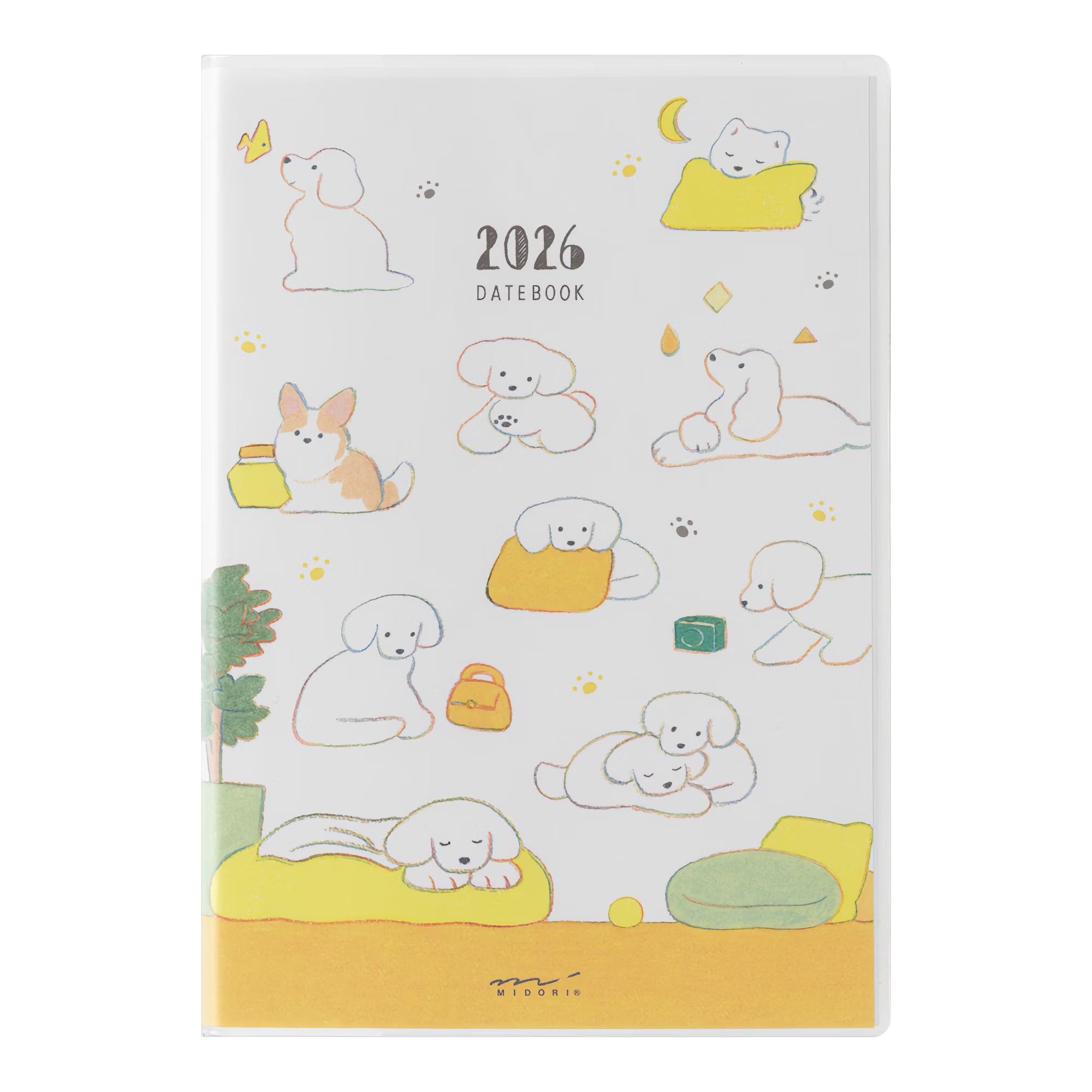 Agenda 2026 MIDORI Pocket Diary - B6 - Chien