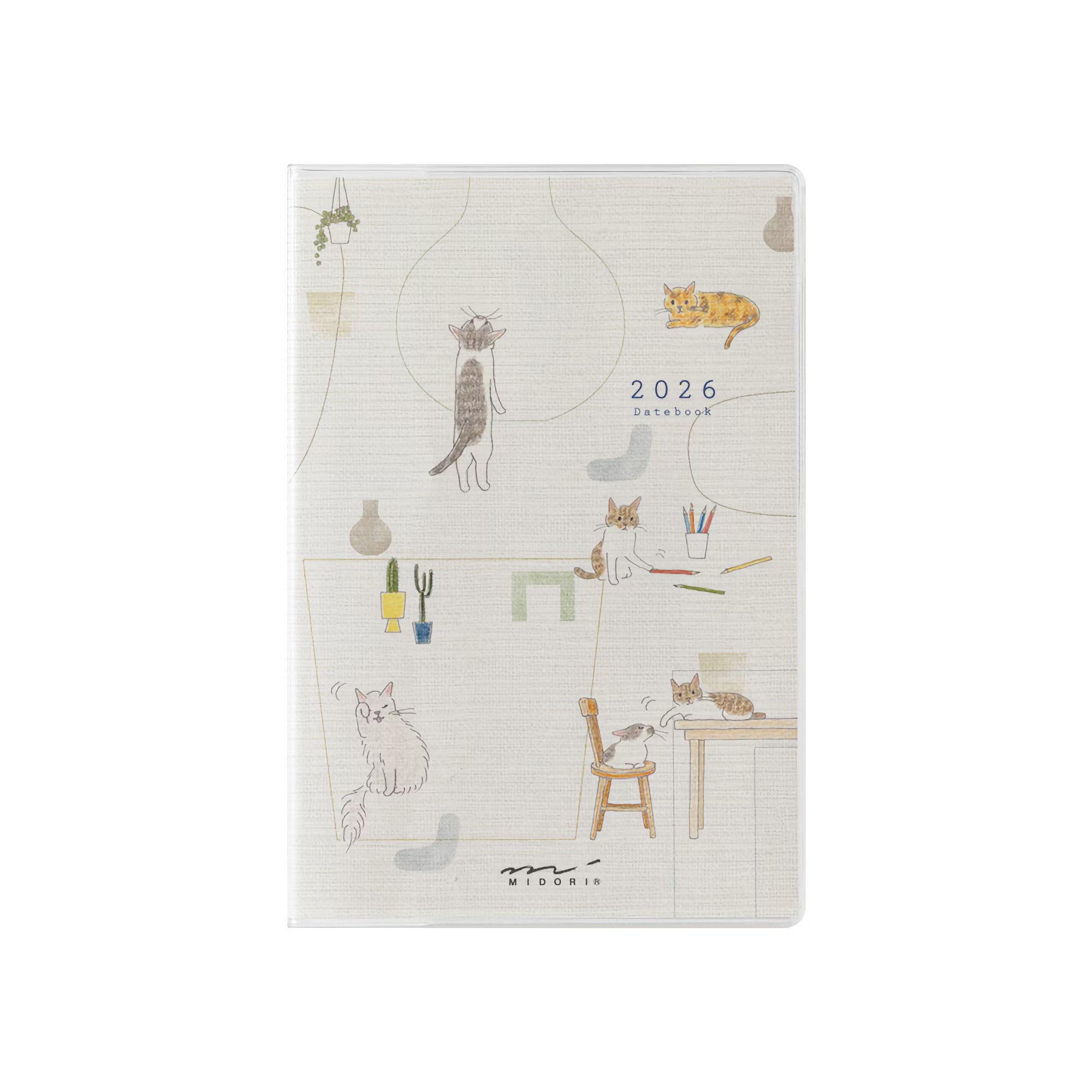 Agenda 2026 MIDORI Pocket Diary - Mini - Chat