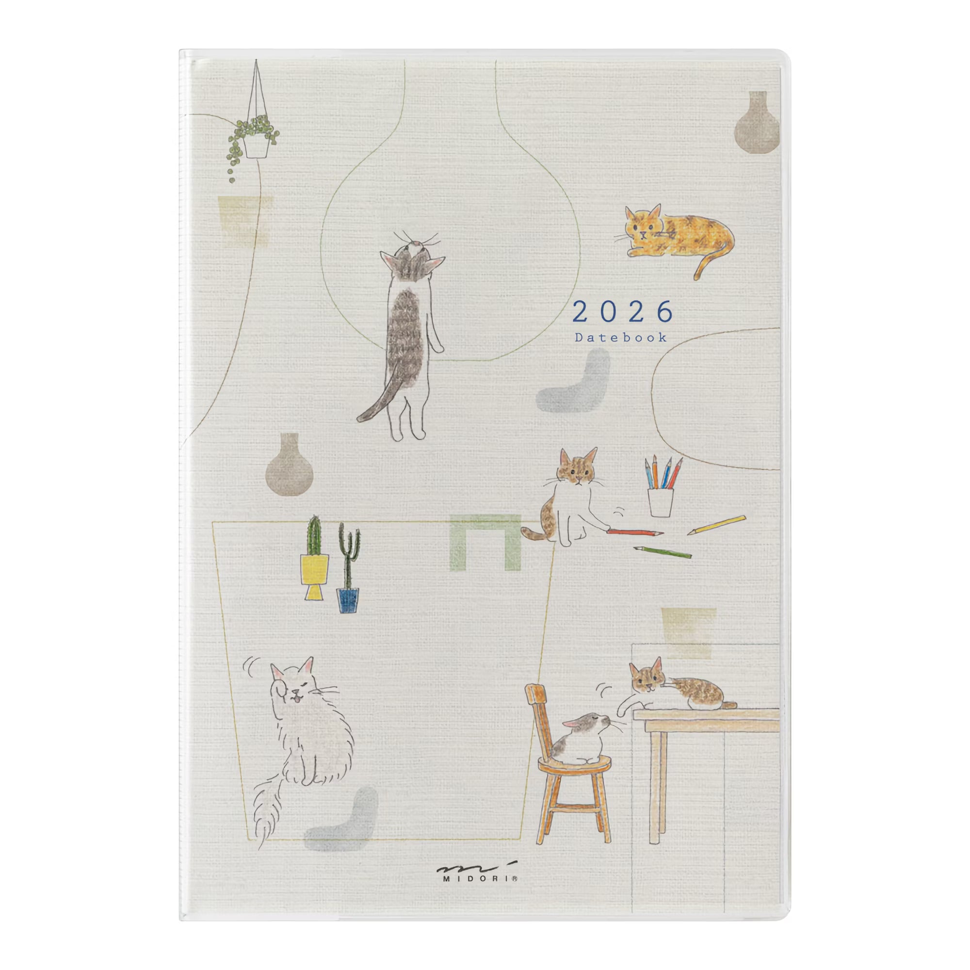 Agenda 2026 MIDORI Pocket Diary - B6 - Chat