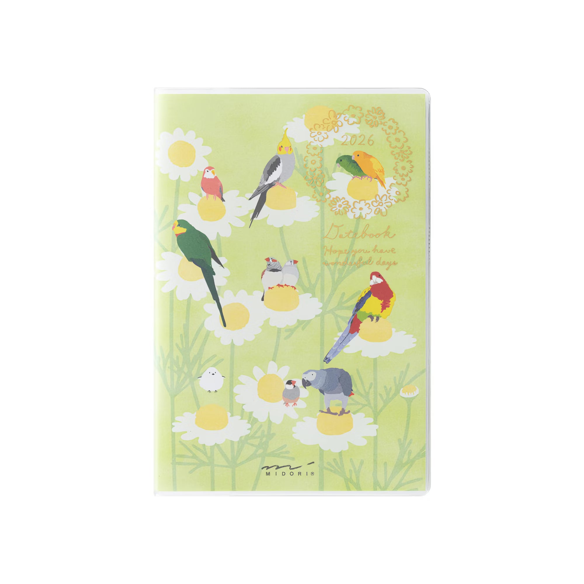 Agenda 2026 MIDORI Pocket Diary - Mini - Oiseau