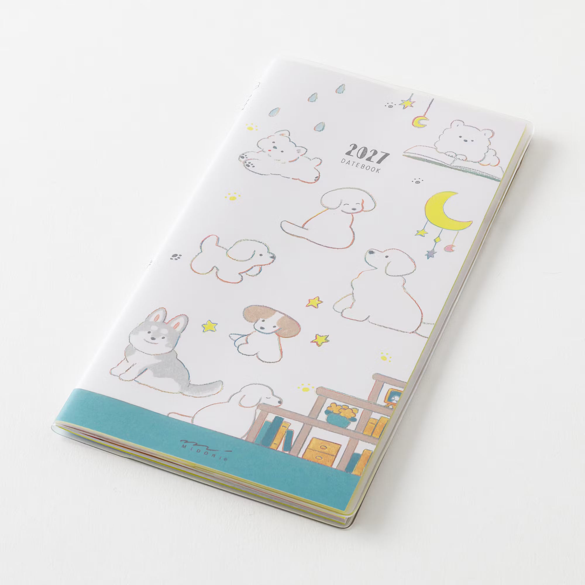 Agenda 2027 MIDORI Pocket Diary - Slim - Chien
