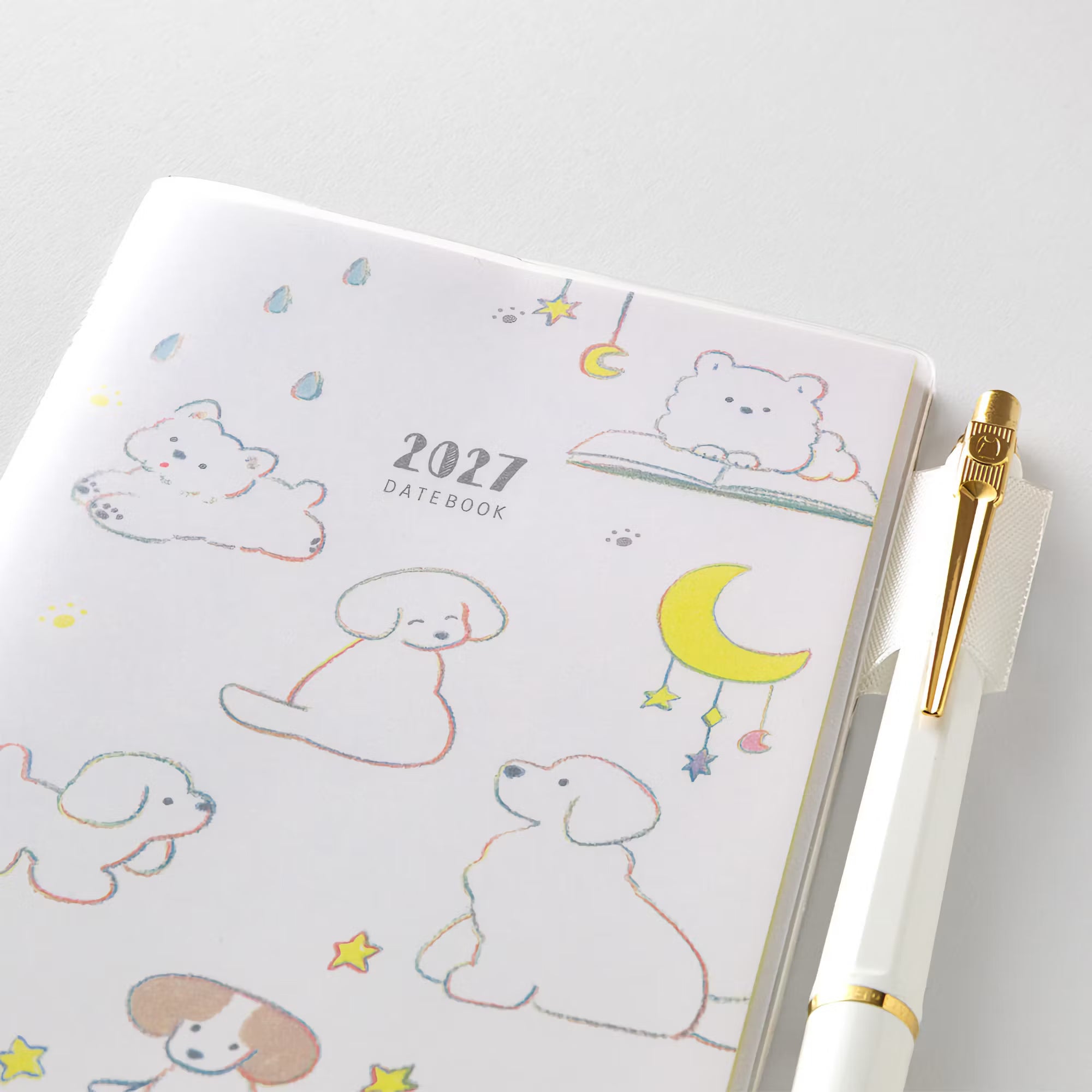 Agenda 2027 MIDORI Pocket Diary - Slim - Chien