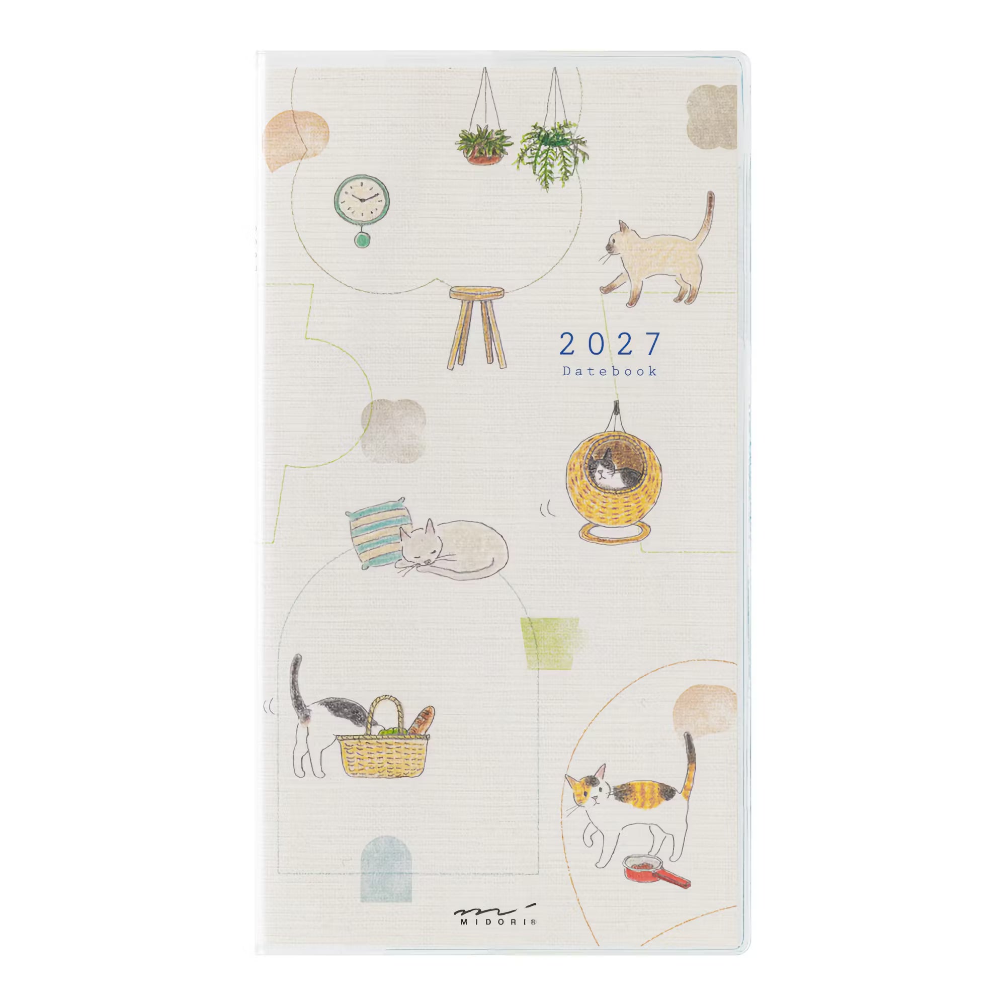 Agenda 2027 MIDORI Pocket Diary - Slim - Chat