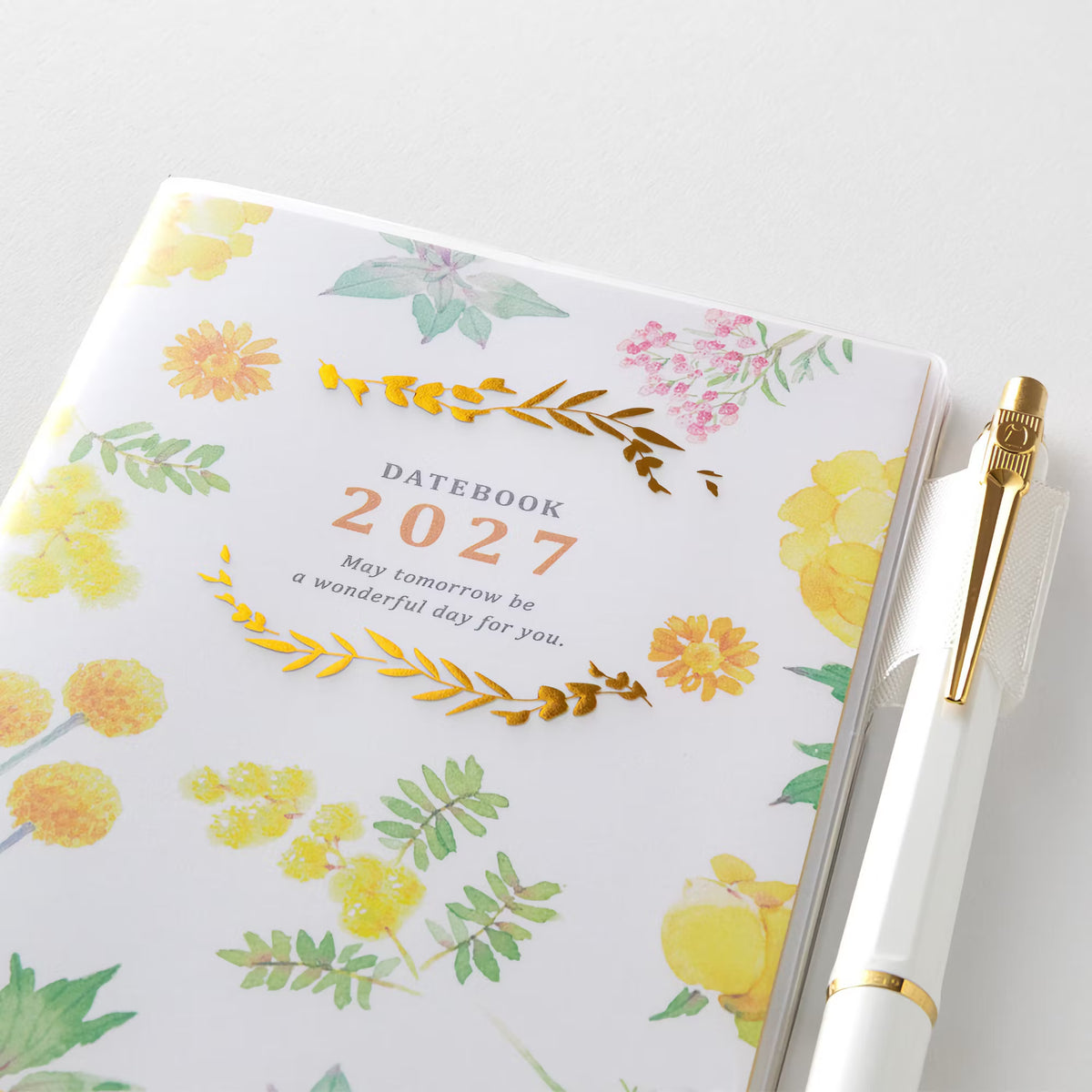 Agenda 2027 MIDORI Pocket Diary - Slim - Fleur