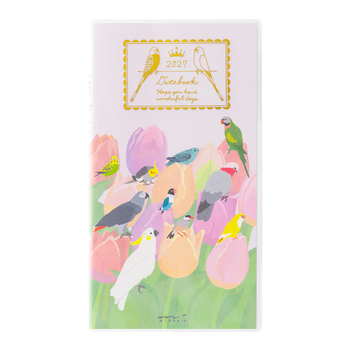 Agenda 2027 MIDORI Pocket Diary - Slim - Oiseau
