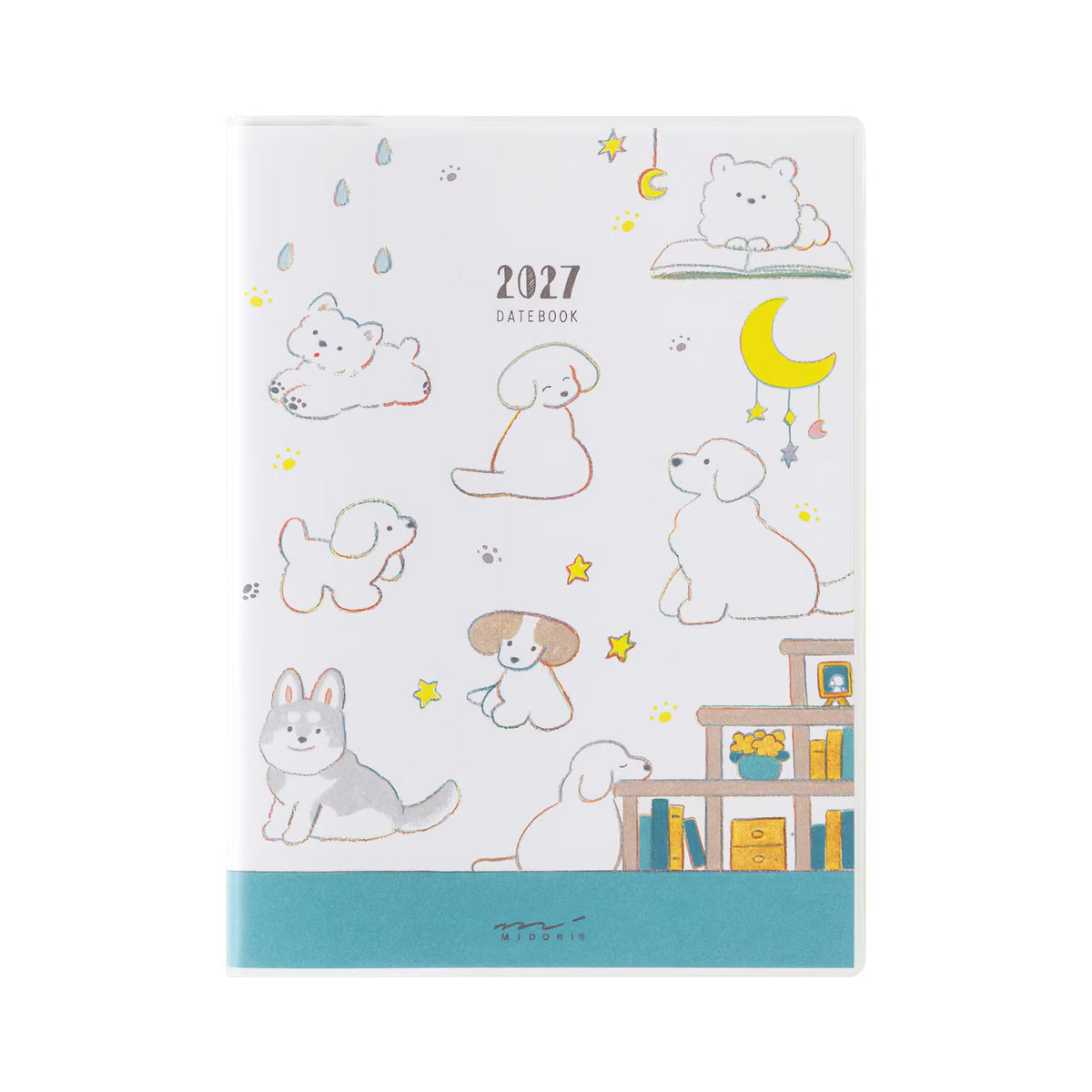 Agenda 2027 MIDORI Pocket Diary - A6 - Chien