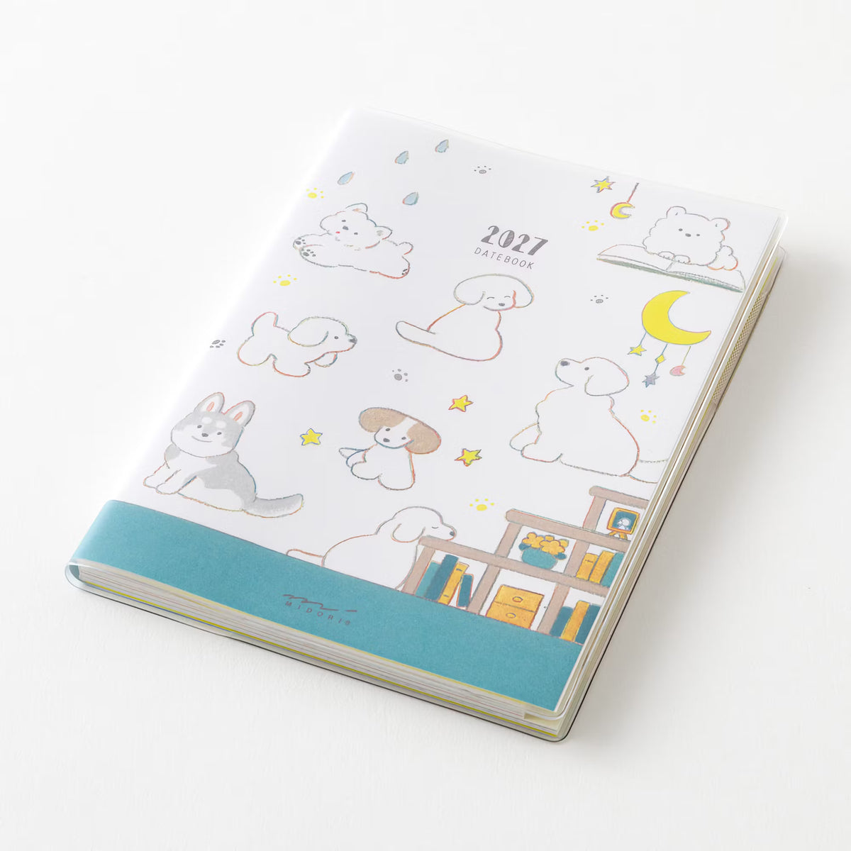 Agenda 2027 MIDORI Pocket Diary - A6 - Chien