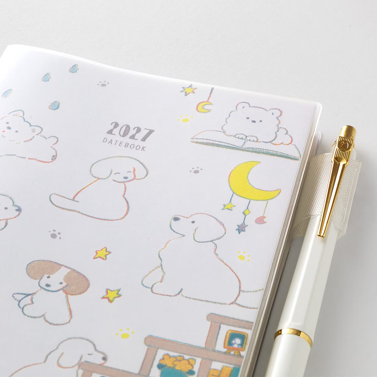 Agenda 2027 MIDORI Pocket Diary - A6 - Chien