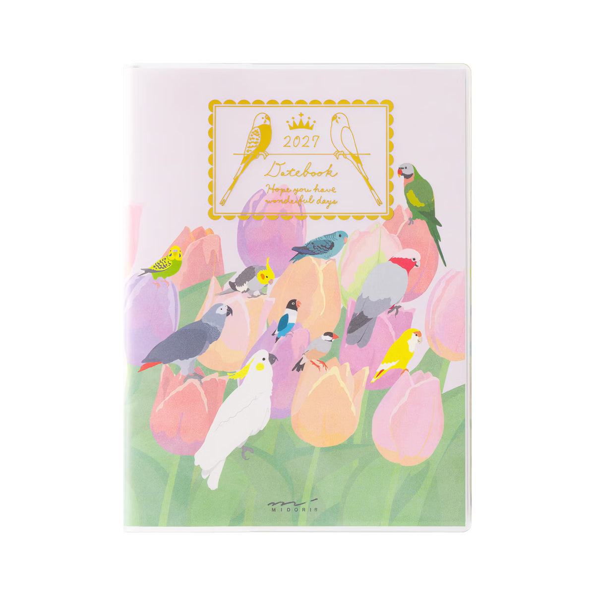 Agenda 2027 MIDORI Pocket Diary - A6 - Oiseau