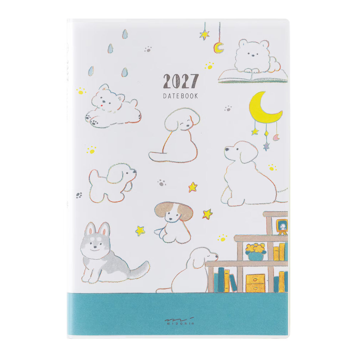 Agenda 2027 MIDORI Pocket Diary - B6 - Chien