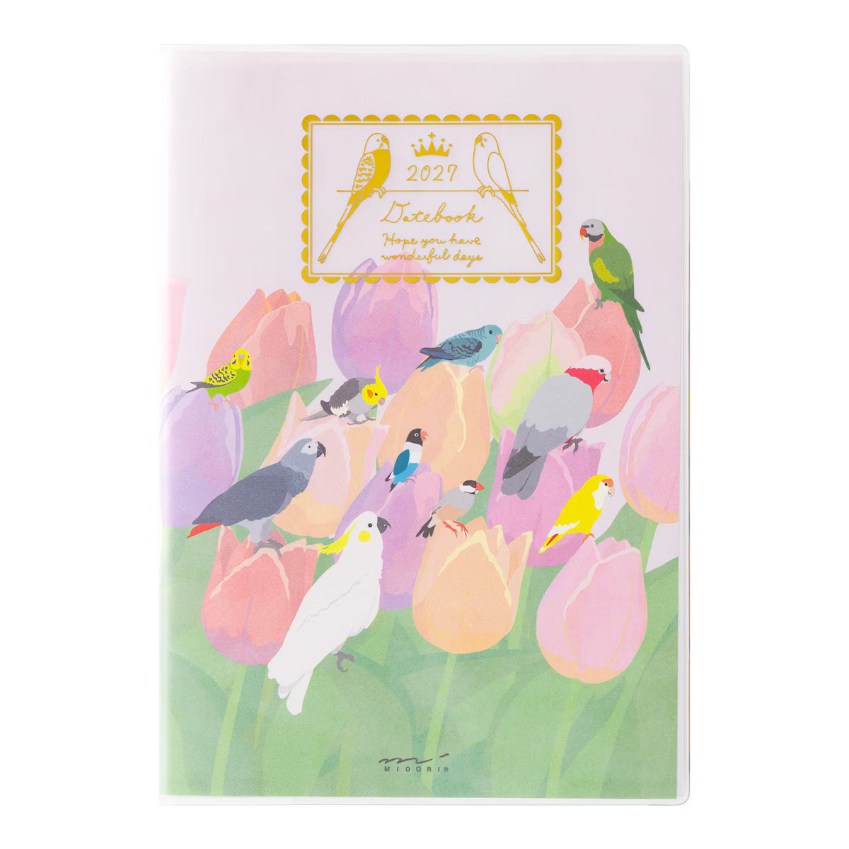 Agenda 2027 MIDORI Pocket Diary - B6 - Oiseau