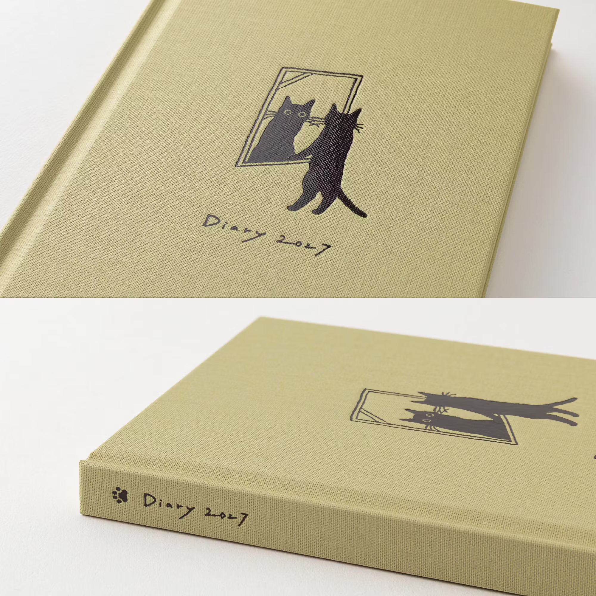 Agenda 2027 MIDORI Diary Book - B6 - Chat (beige)