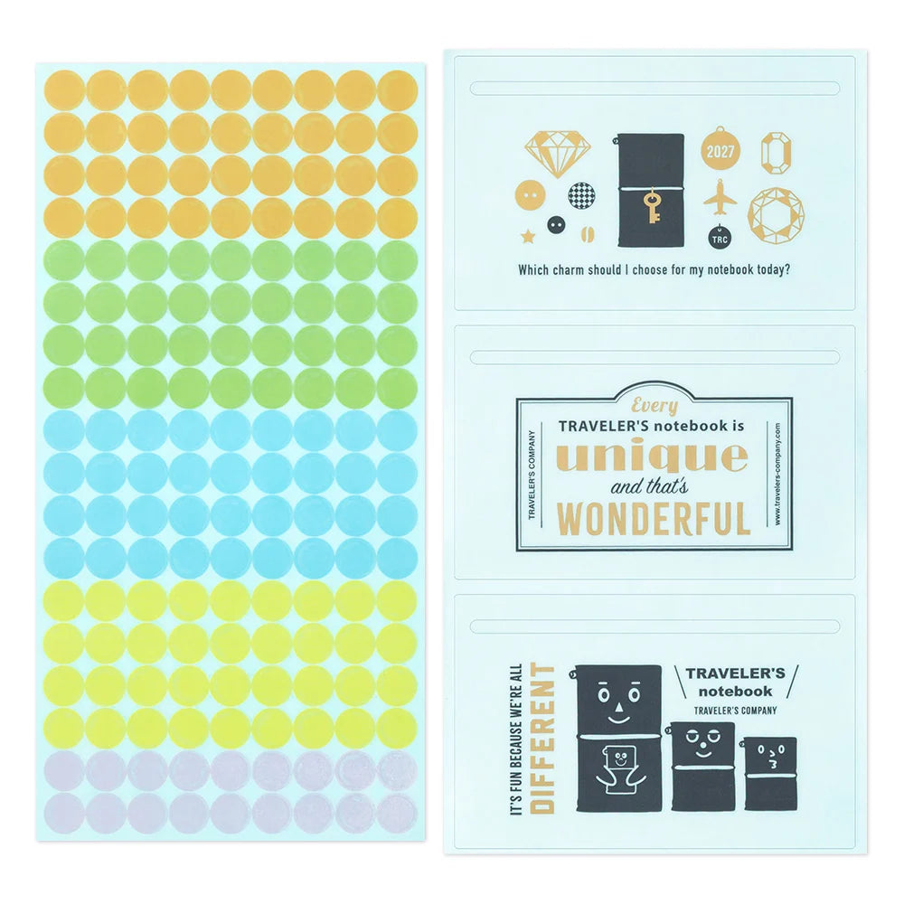 TRAVELER'S notebook - set de stickers 2027