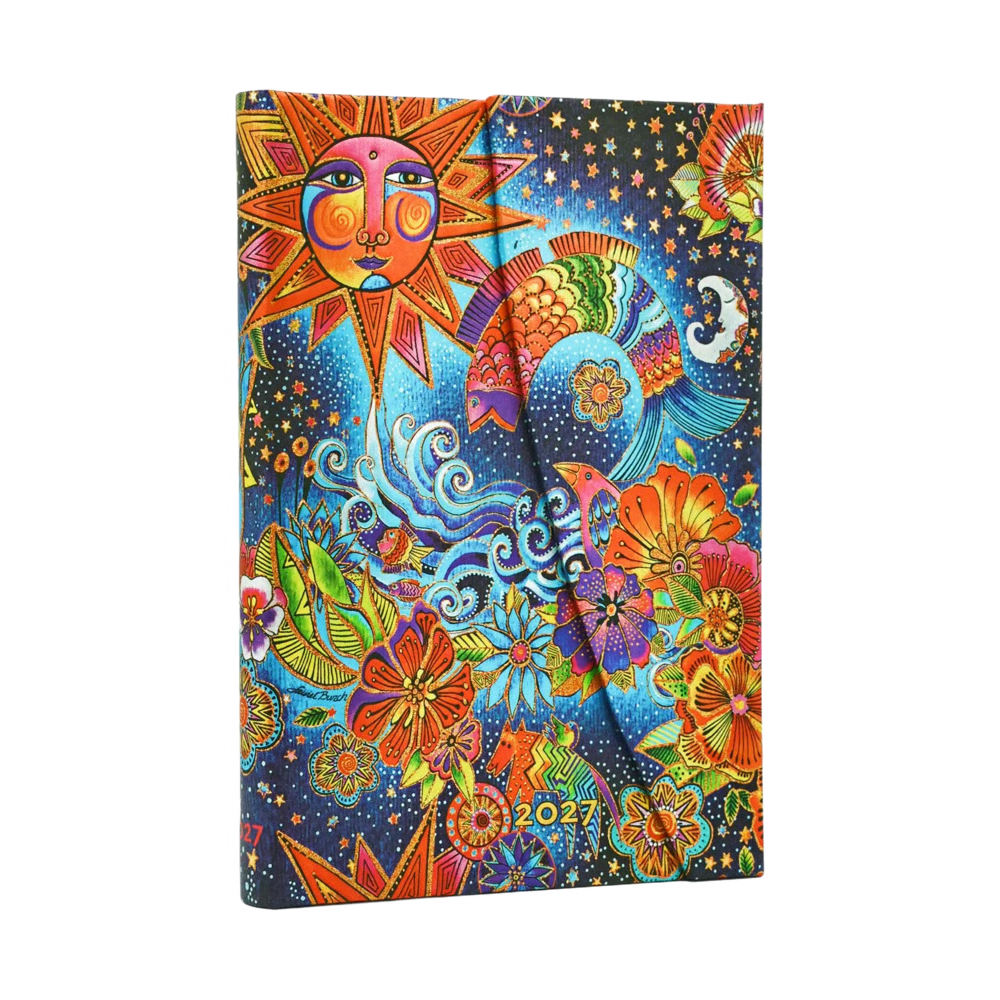Agenda 2027 PAPERBLANKS Magie Céleste - 1 semaine sur 2 pages - Mini - Hardcover - Horizontal - 176p
