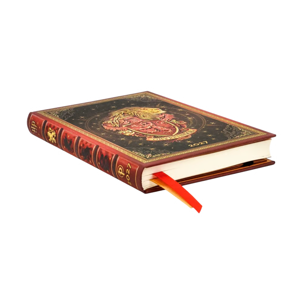 Agenda 2027 PAPERBLANKS Gryffondor - 1 semaine sur 2 pages - Mini - Hardcover - Vertical - 176p