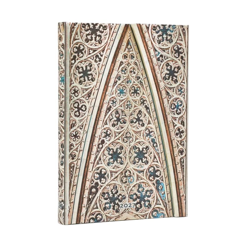 Agenda 2027 PAPERBLANKS Voûte de la Cathédrale de Milan - 1 semaine sur 2 pages - Mini - Hardcover - Horizontal - 176p