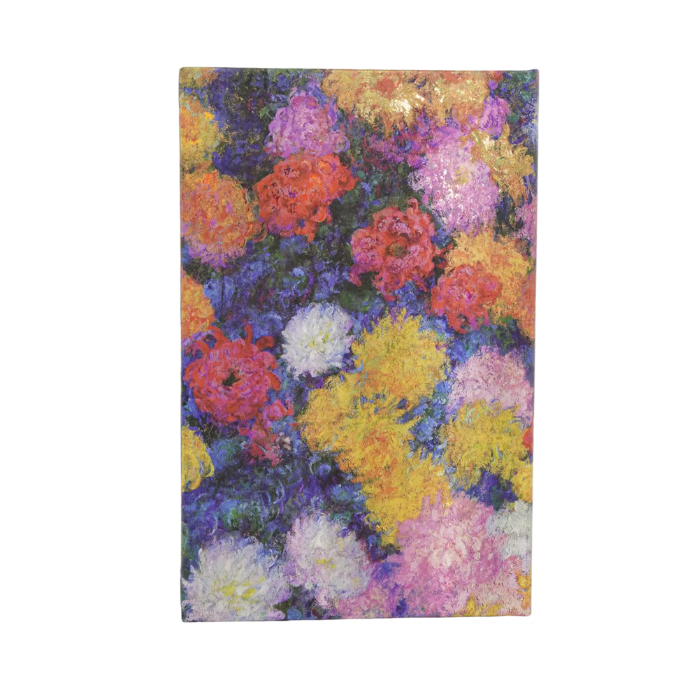 Agenda 2027 PAPERBLANKS Les Chrysanthèmes de Monet - 1 semaine sur 2 pages - Mini - Hardcover - Horizontal - 176p