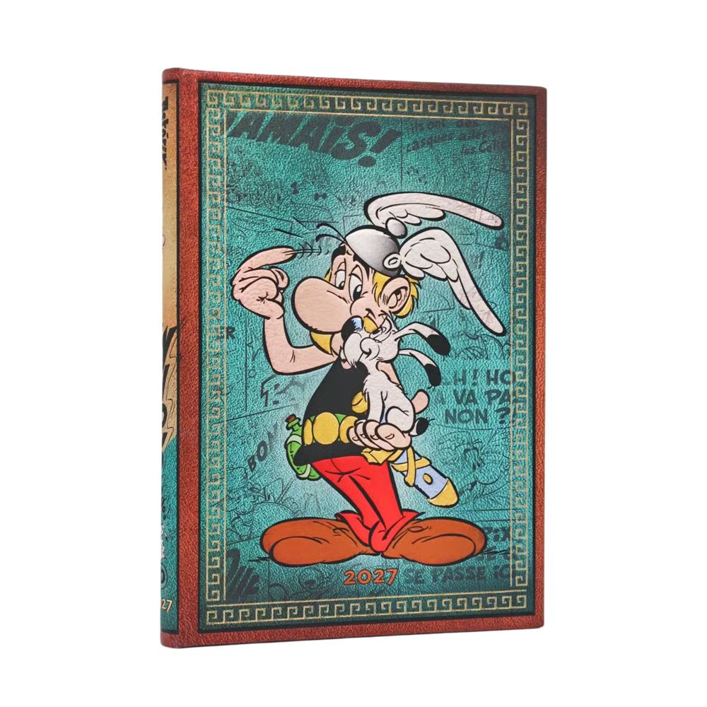 Agenda 2027 PAPERBLANKS Astérix le Gaulois - 1 semaine sur 2 pages - Midi - Hardcover - Vertical - 176p