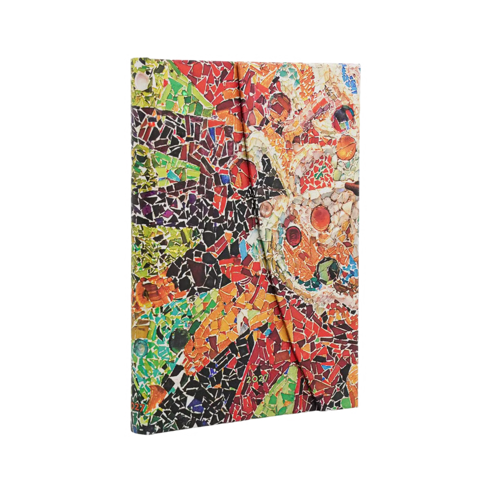 Agenda 2027 PAPERBLANKS Le Soleil de Gaudi - 1 semaine sur 2 pages - Midi - Hardcover - Vertical - 176p