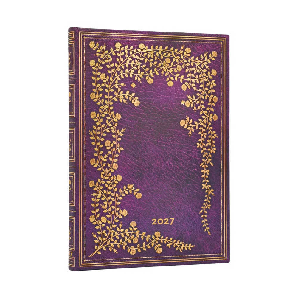Agenda 2027 PAPERBLANKS Rose de New York - 1 semaine sur 2 pages - Midi - Hardcover - Vertical - 176p