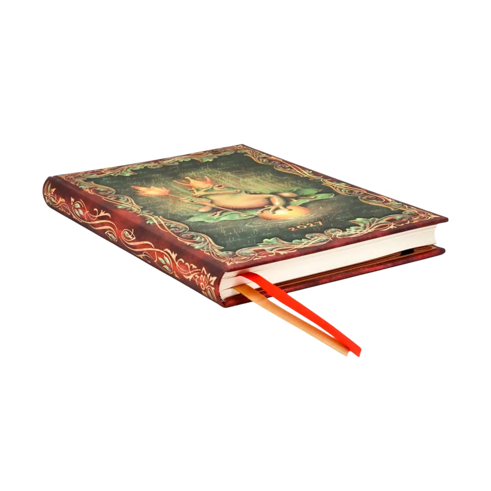 Agenda 2027 PAPERBLANKS Les Frères Grimm, Le Roi Grenouille - 1 semaine sur 2 pages - Midi - Hardcover - Horizontal - 176p
