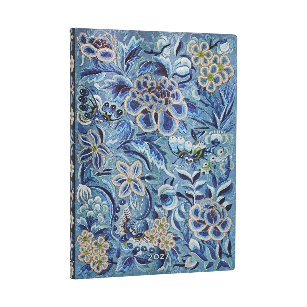 Agenda 2027 PAPERBLANKS Saule Bleu - 1 semaine sur 2 pages - Midi - Softcover - Vertical - 176p