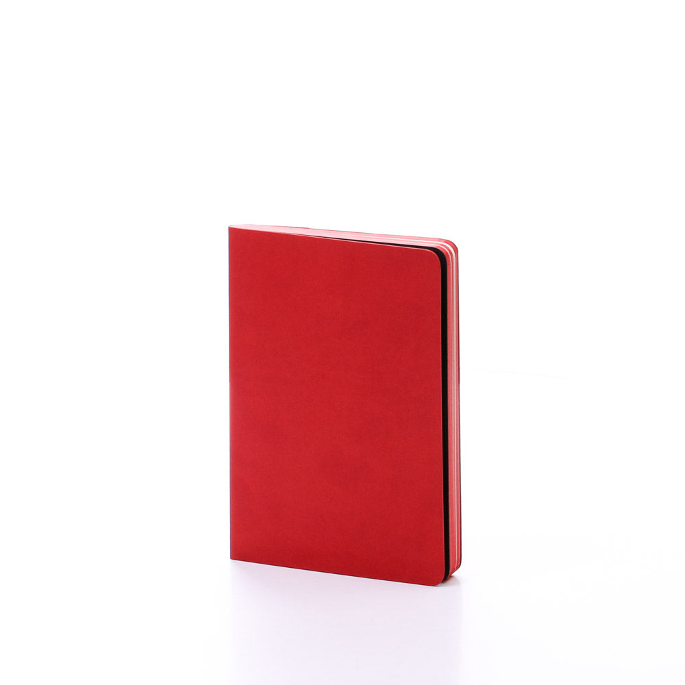 Carnet BALTS M - A5 - Softcover - Quadrillé - Red