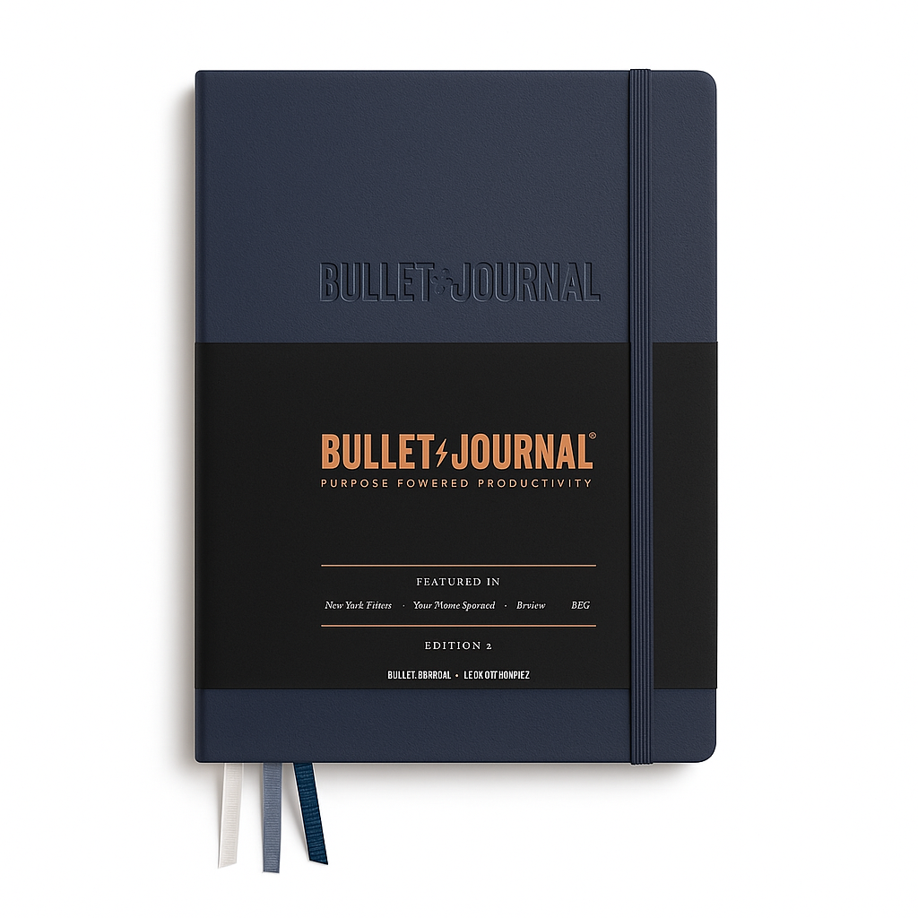 Carnet LEUCHTTURM1917 Bullet Journal Edition 2 - A5 - Hardcover - Pointillé - Blue22