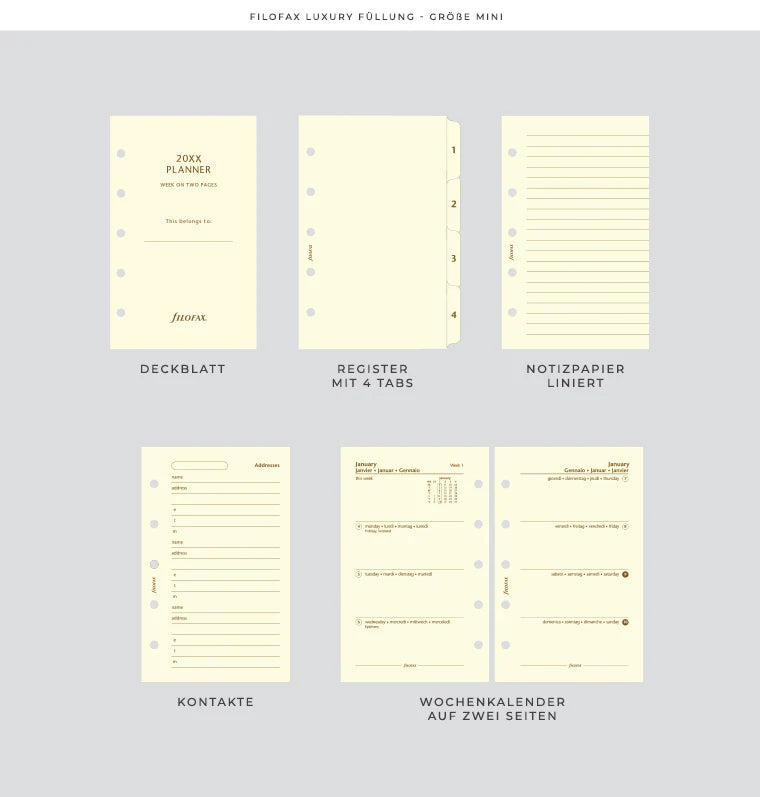 Organiseur FILOFAX Malden