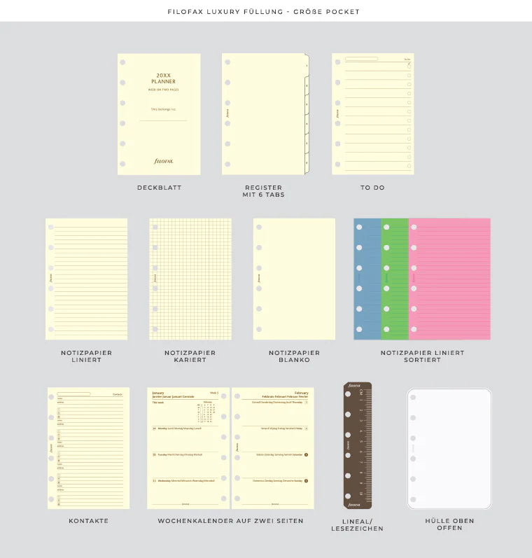Organiseur FILOFAX Malden