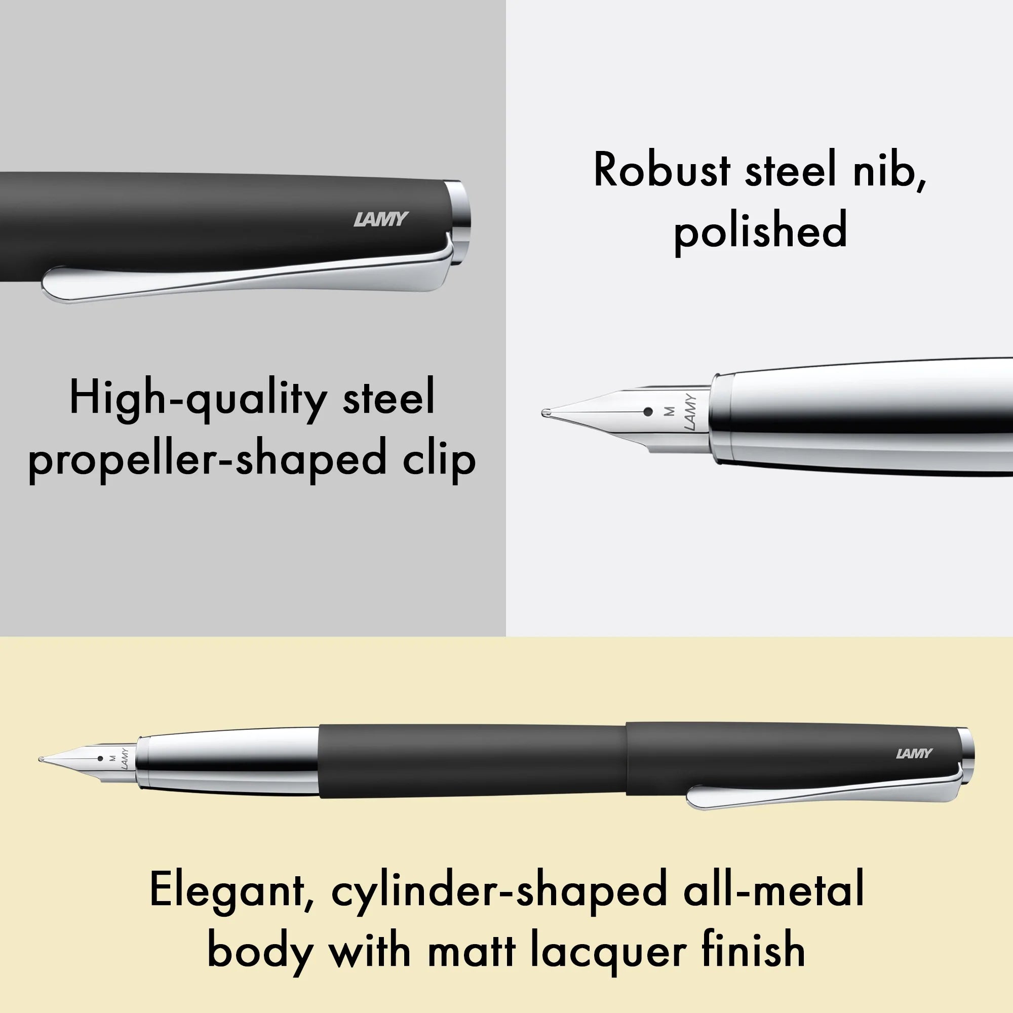 Stylo plume LAMY studio - Black