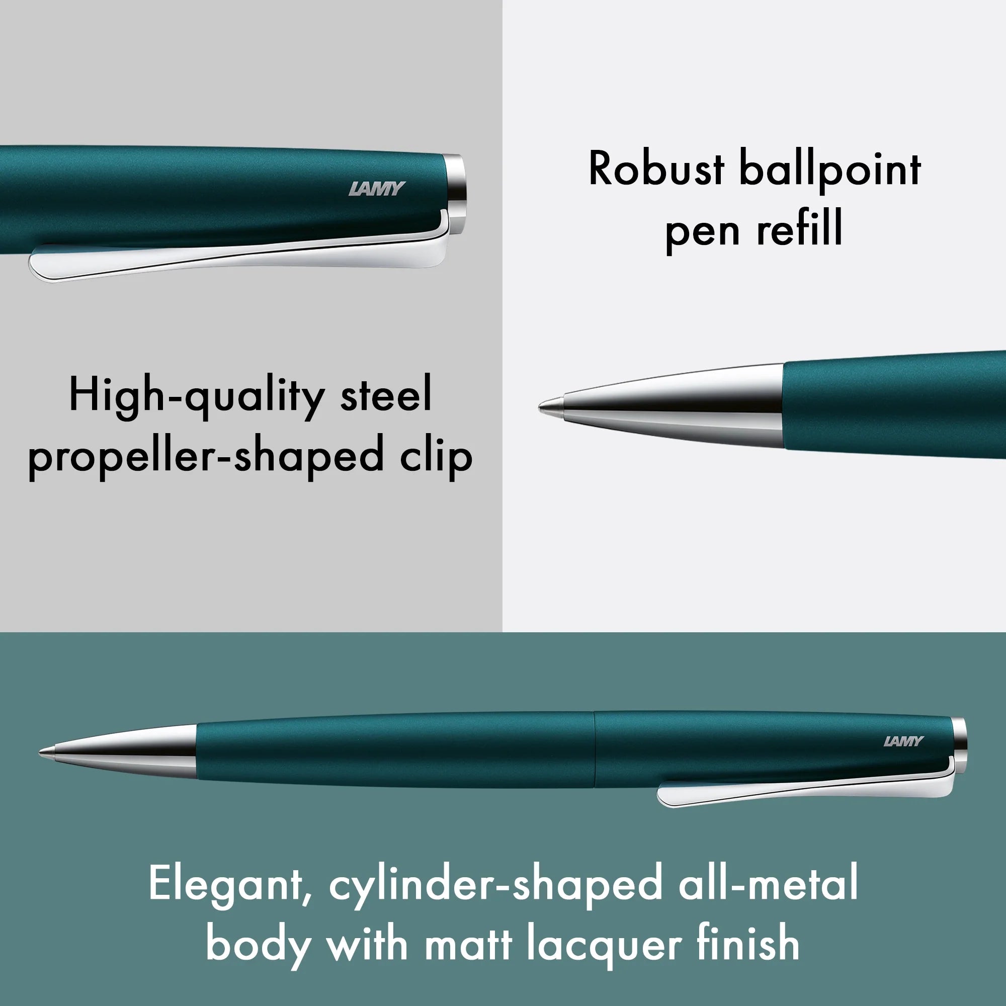 Stylo bille LAMY studio Édition Spéciale - Petrol