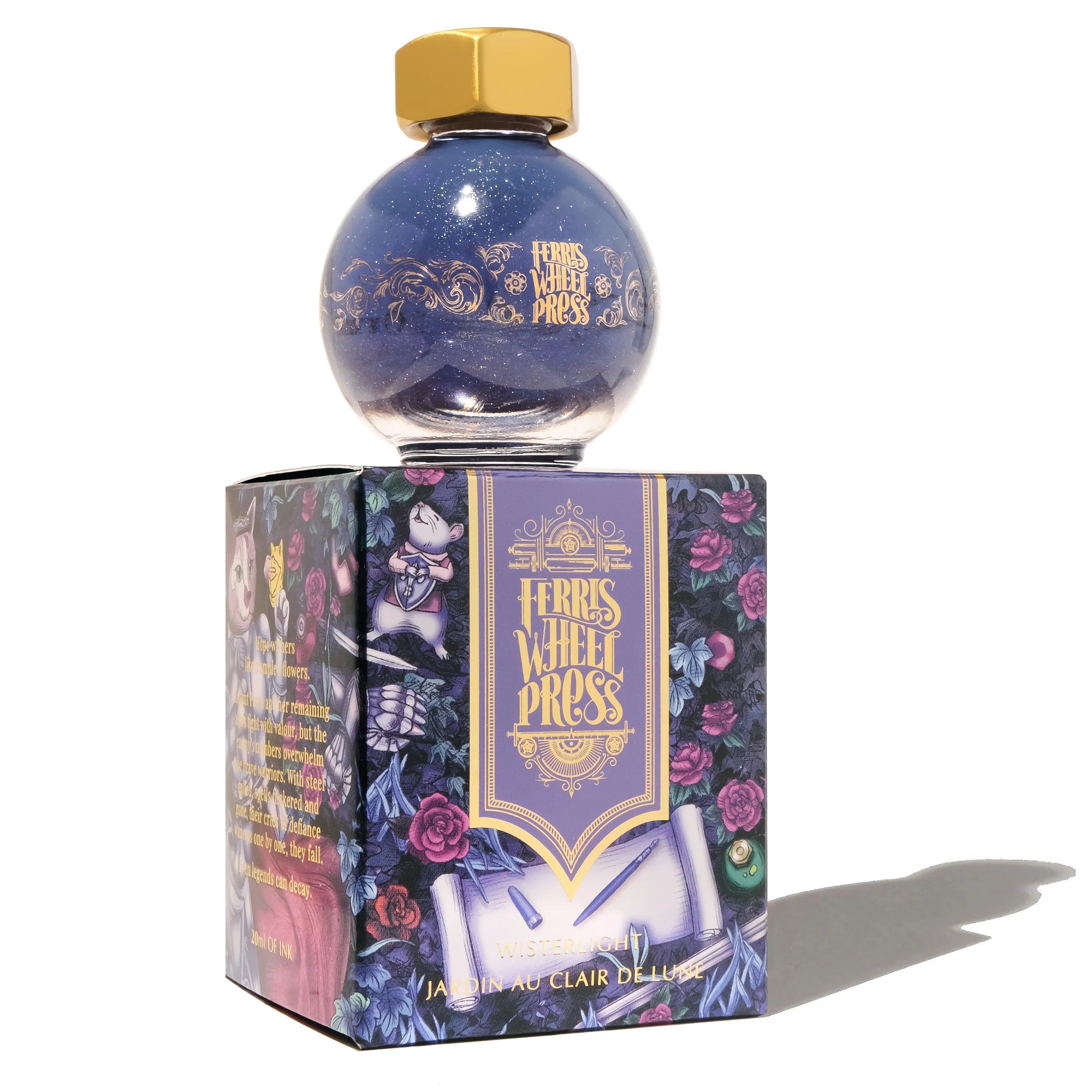 Flacon d'encre FERRIS WHEEL PRESS - FerriTales - The Book of Knights Series | Wisterlight (20ml)
