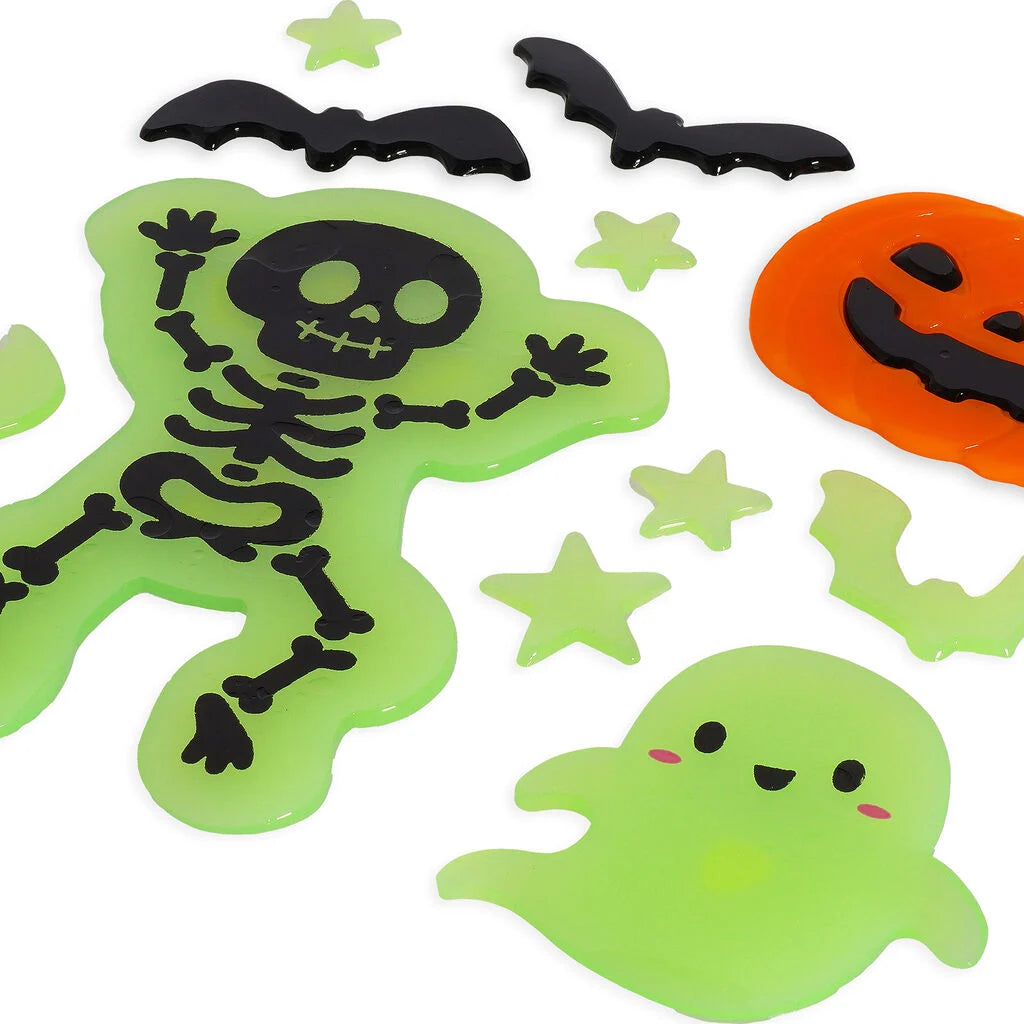 Set de 11 autocollants en gel pour fenêtre LEGAMI - Halloween Edition - Windo-Glow