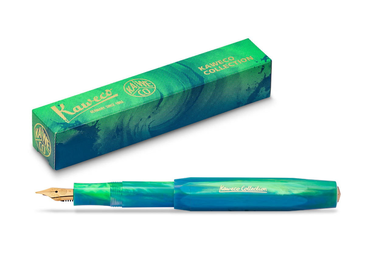 Stylo plume KAWECO Collection Marble Ocean
