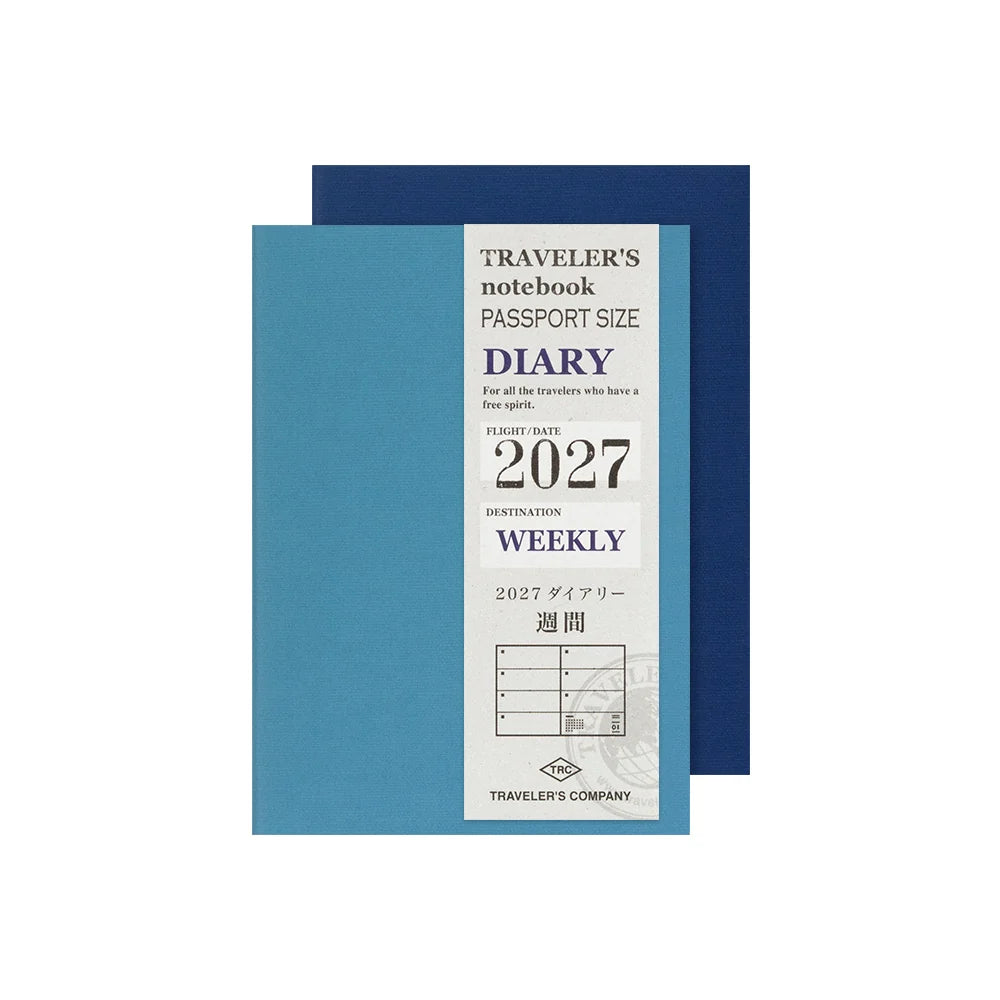 TRAVELER'S notebook - agenda semainier 2027 (passport size)