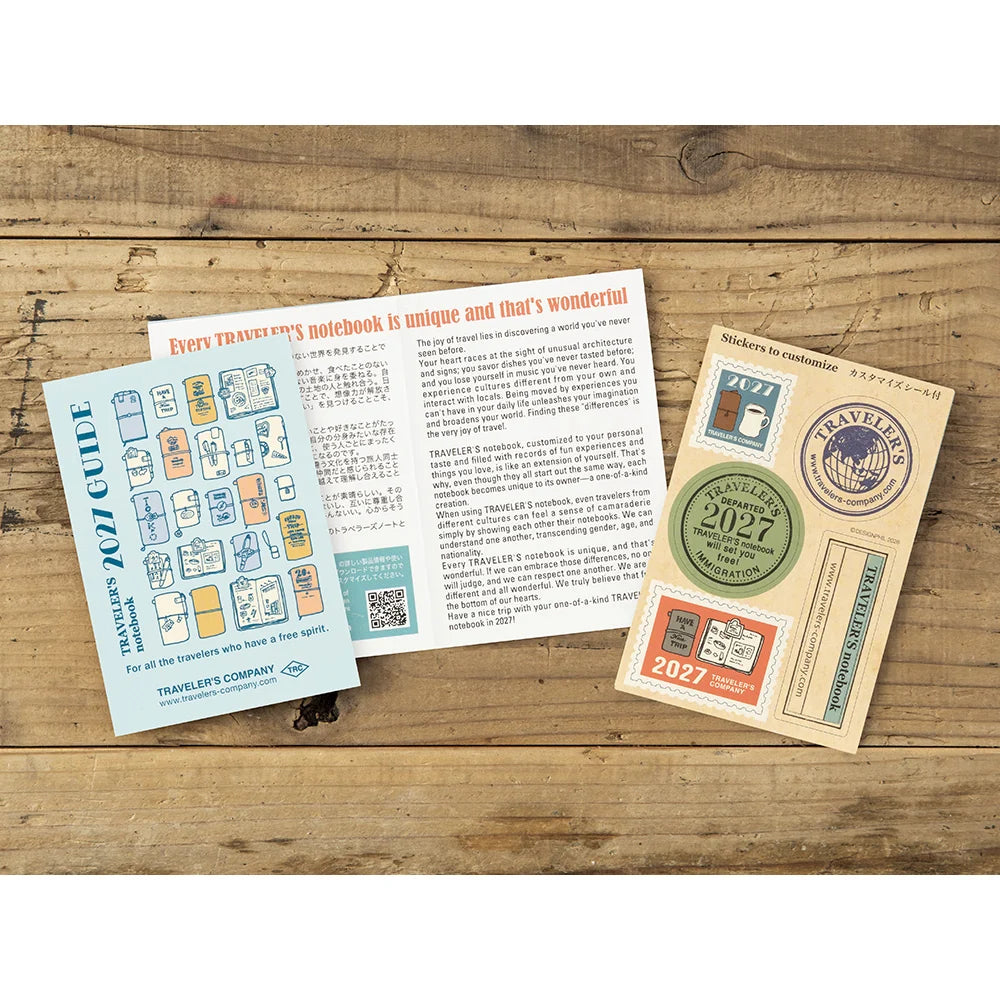 TRAVELER'S notebook - agenda semainier 2027 (passport size)