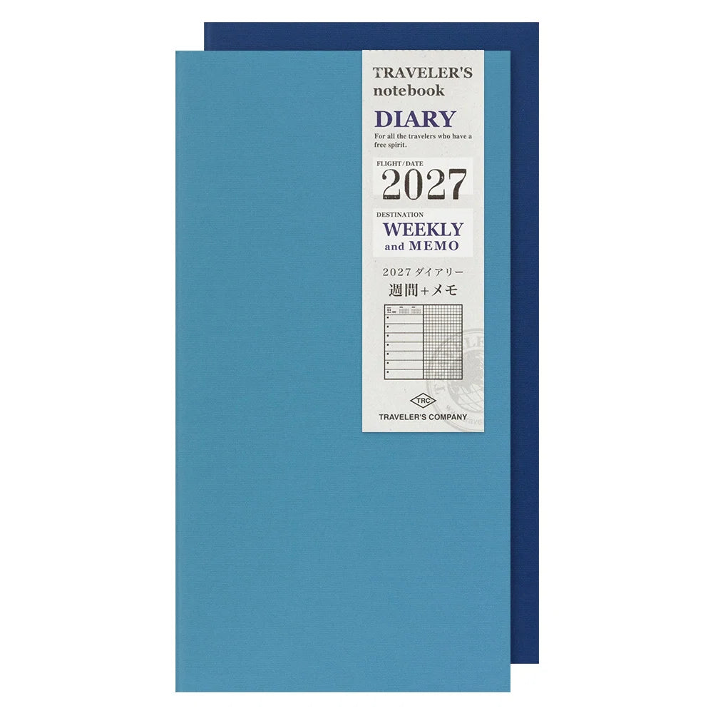 TRAVELER'S notebook - agenda semainier 2027 (regular size)