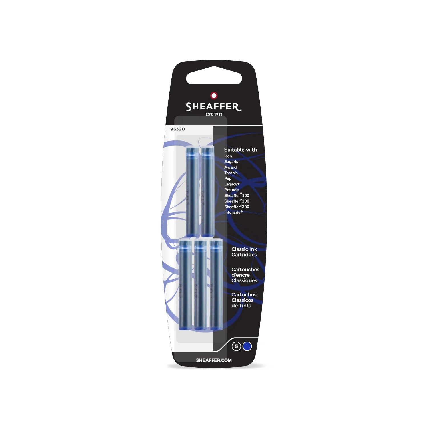 Cartouches d'encre SHEAFFER - Bleu