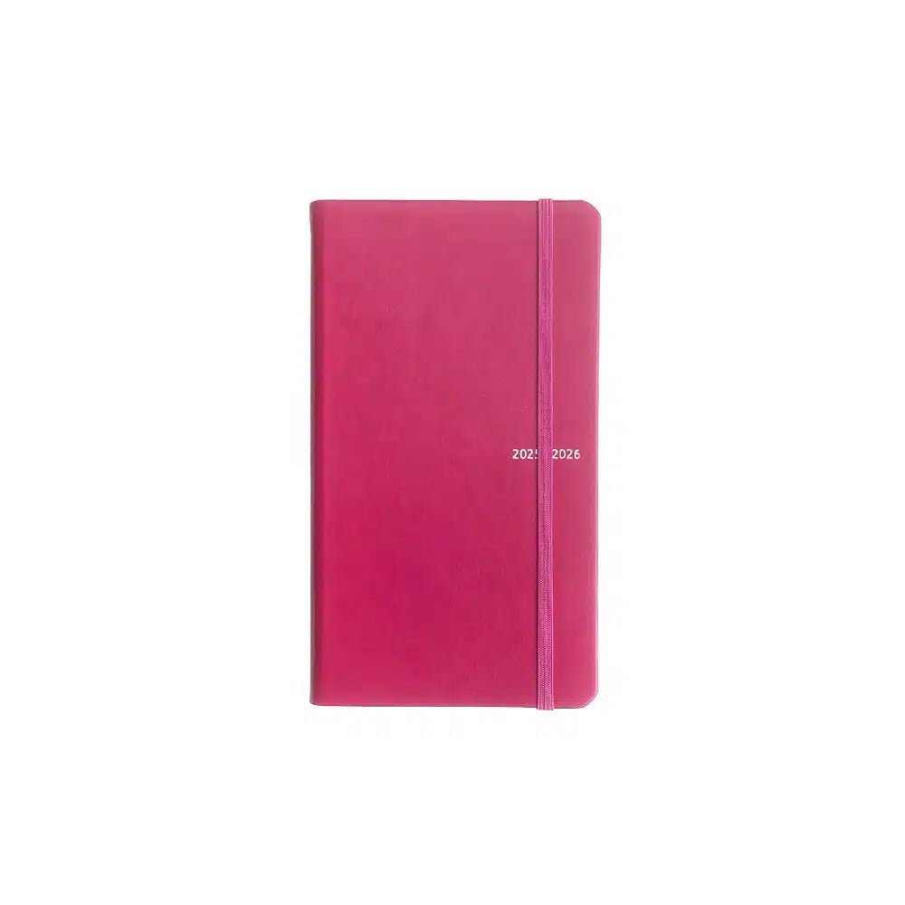 Agenda 2025 - 2026 ÉPOPÉE Claire - Poche - 1 semaine + notes - Orientation horizontale - Fuchsia - 